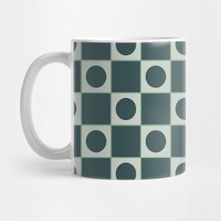 Squares and Circles Seamless Pattern 002#001 Mug